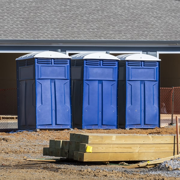 are there any restrictions on what items can be disposed of in the portable restrooms in Oakdale